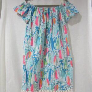 Lilly Pulitzer M Marble Dress Beach and Bae Sunglow M